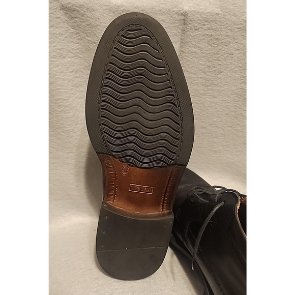 VENTURINI MEN\'S BLACK ITALIAN LEATHER CHUKKA BOOTS SIZE 8.5 MADE IN ITALY main image 6